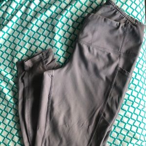 Soft Purple - Grey leggings / yoga pants